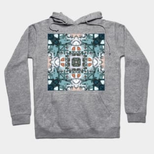 Turquoise Pattern Hoodie